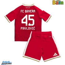 Bayern Munich Aleksandar Pavlovic #45 Hjemmedraktsett Barn 2026-27 Kortermet (+ Korte bukser)